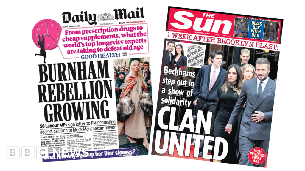 ‘Burnham rebellion growing’ and ‘Clan united’