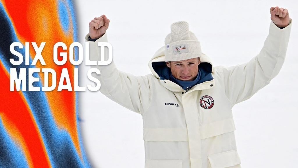 'Amazing!' – Klaebo sets record for most golds won at a single Winter Olympics