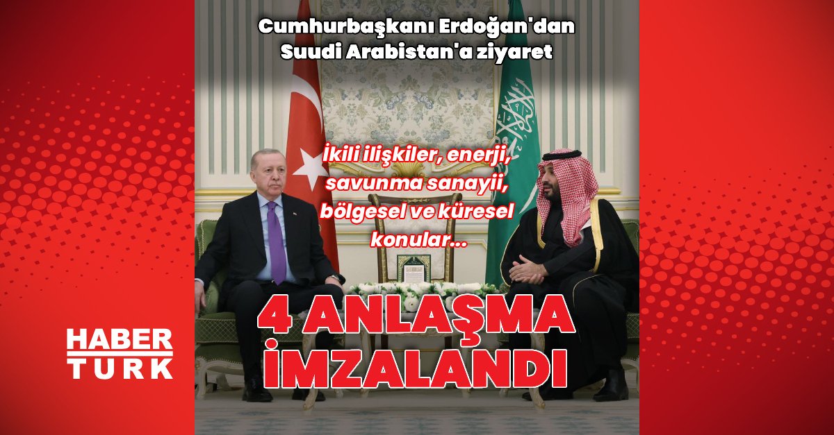 Cumhurbaşkanı Erdoğan, Suudi Arabistan Veliaht Prensi Selman ile görüştü