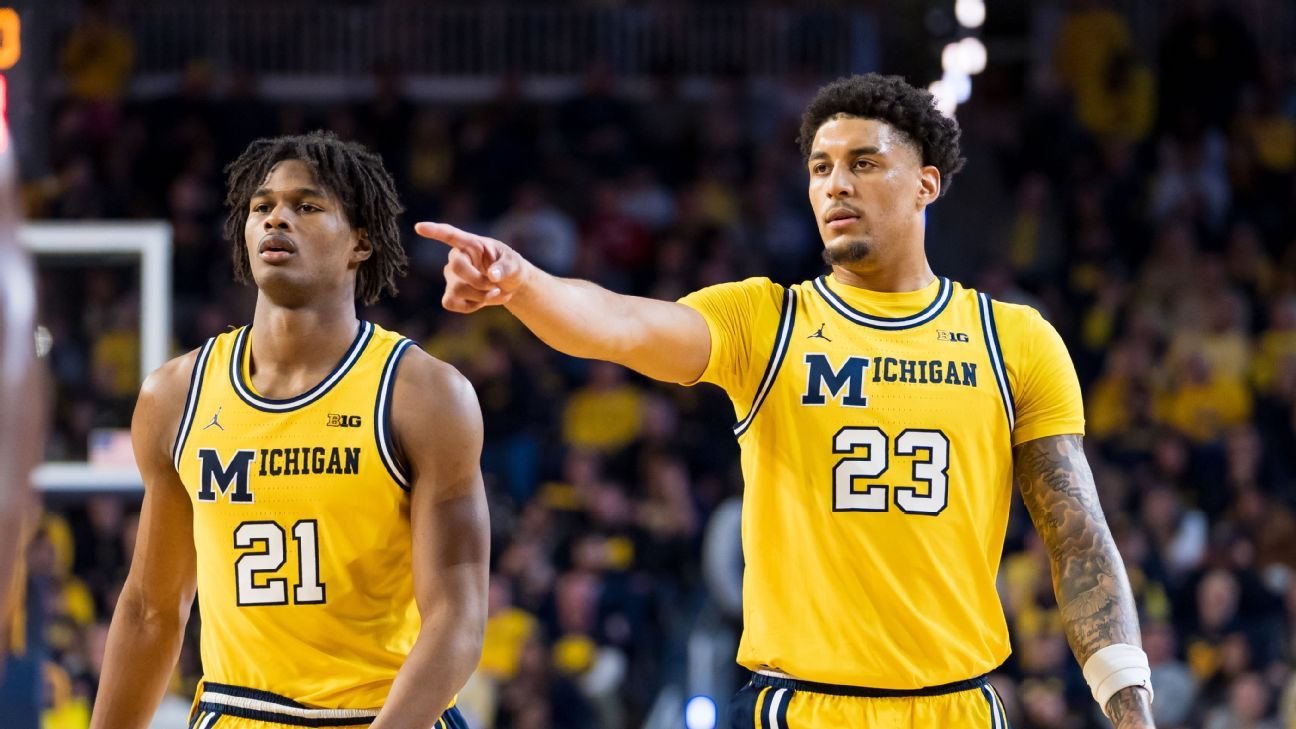 How Michigan rode a supersized frontcourt to No. 1