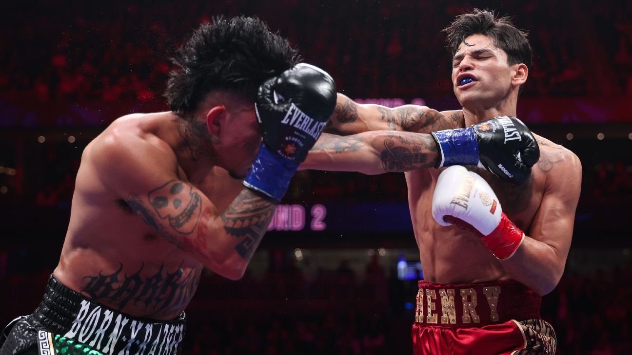 Ryan Garcia wrests Mario Barrios’ WBC title in one-sided win
