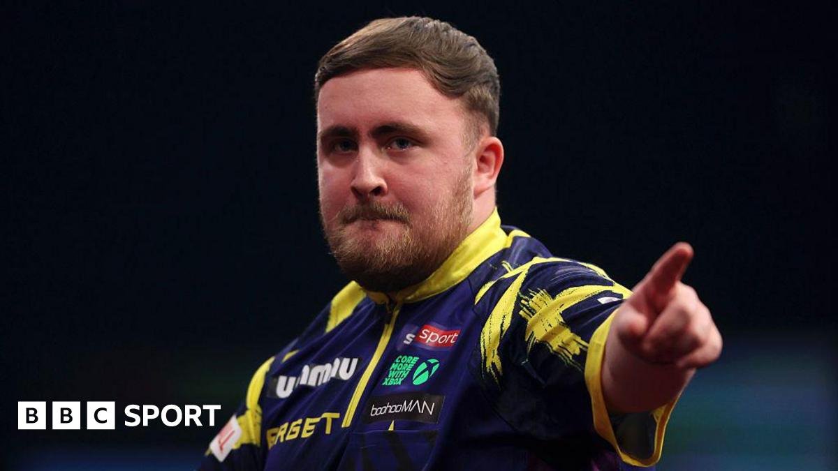 Poland Darts Open: Luke Littler thrashes Mike de Decker to reach last 16