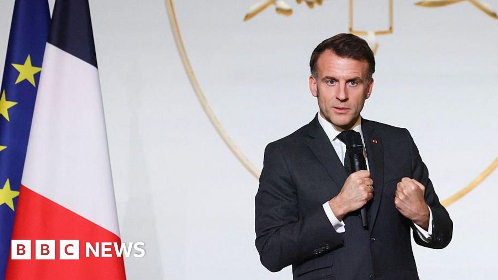 Macron urges Europe to start acting like world power