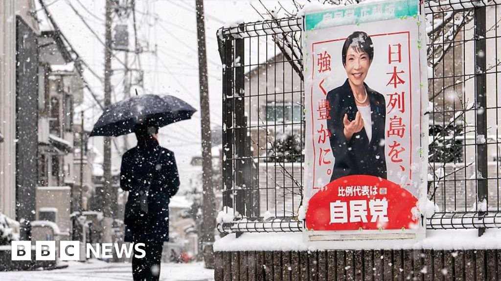 Japan votes in snap election as PM Sanae Takaichi takes a gamble