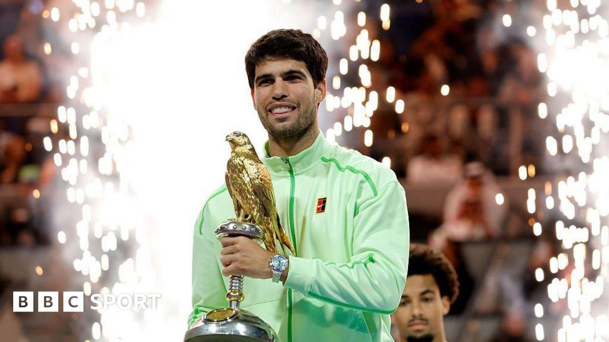 Qatar Open: Carlos Alcaraz demolishes Arthur Fils in 50 minutes to win title