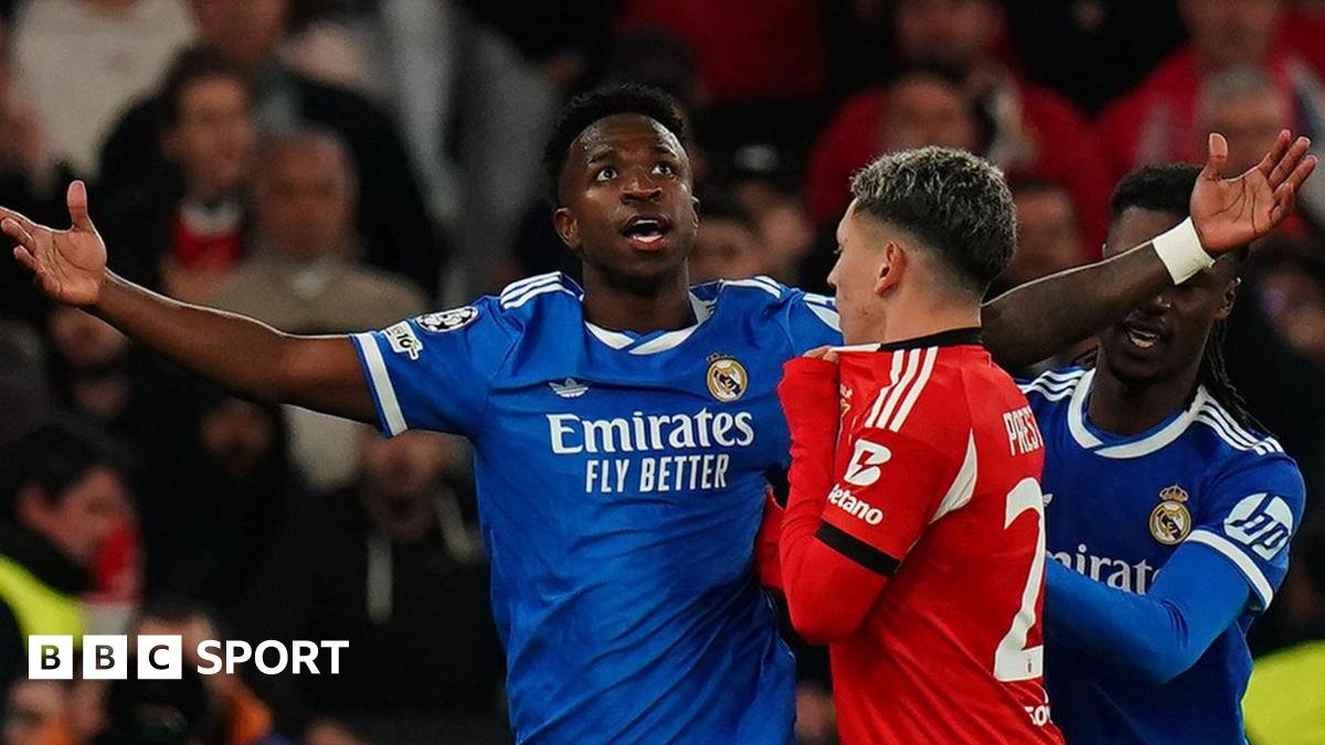 Vinicius Jr: Benfica’s Gianluca Prestianni handed provisional one-match suspension after alleged racist abuse