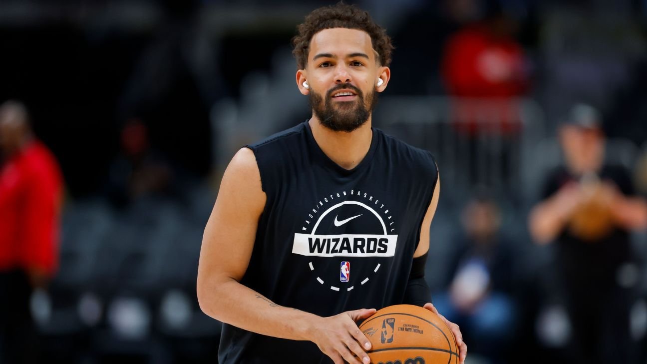 Wizards’ Trae Young ejected from bench ahead of Thursday debut
