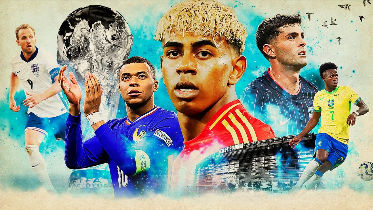 Spain, France lead World Cup 2026 Power Rankings, 100 days out