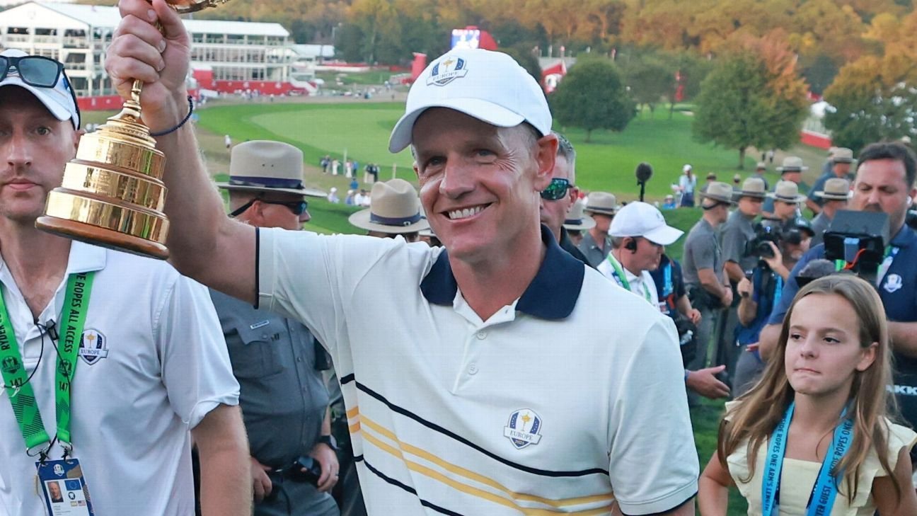Luke Donald to return as Europe’s Ryder Cup captain for 2027