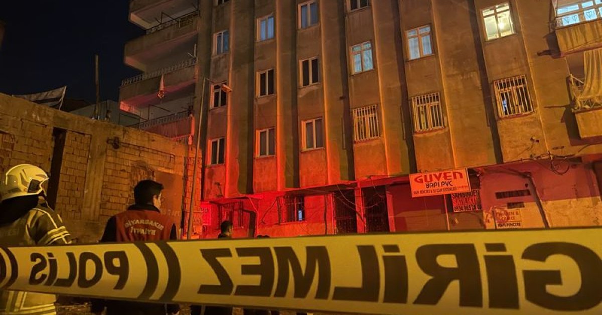 Diyarbakır’da 8 katlı bina tedbiren boşaltıldı