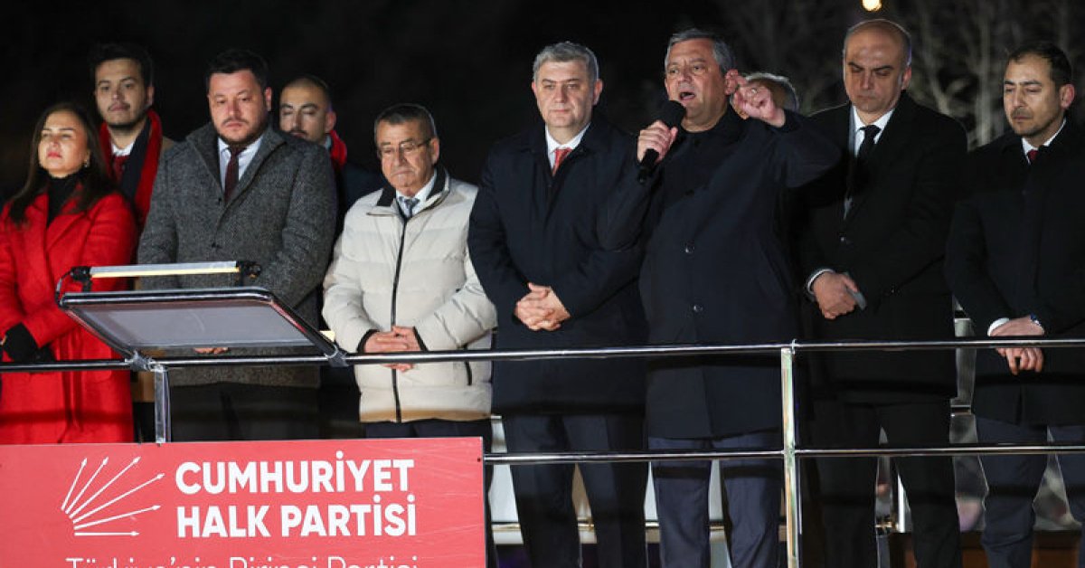 CHP Genel Başkanı Özel, Bolu mitinginde konuştu