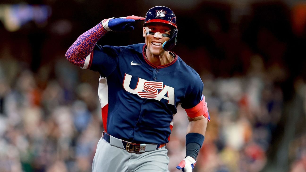 Judge, U.S. start World Baseball Classic with rout of Brazil