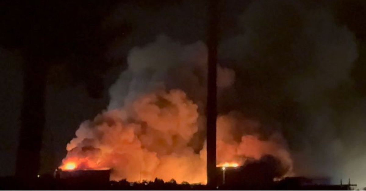 Osmaniye’de tavuk kesimhanesinde yangın