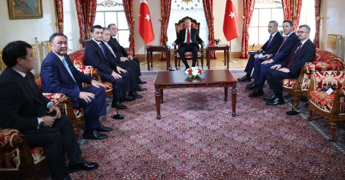 Cumhurbaşkanı Erdoğan, Türk Devletleri Teşkilatı heyetini kabul etti