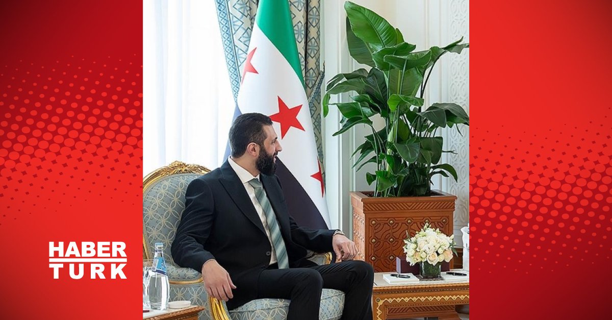 Suriye Cumhurbaşkanı Şara ile Katar Emiri görüştü