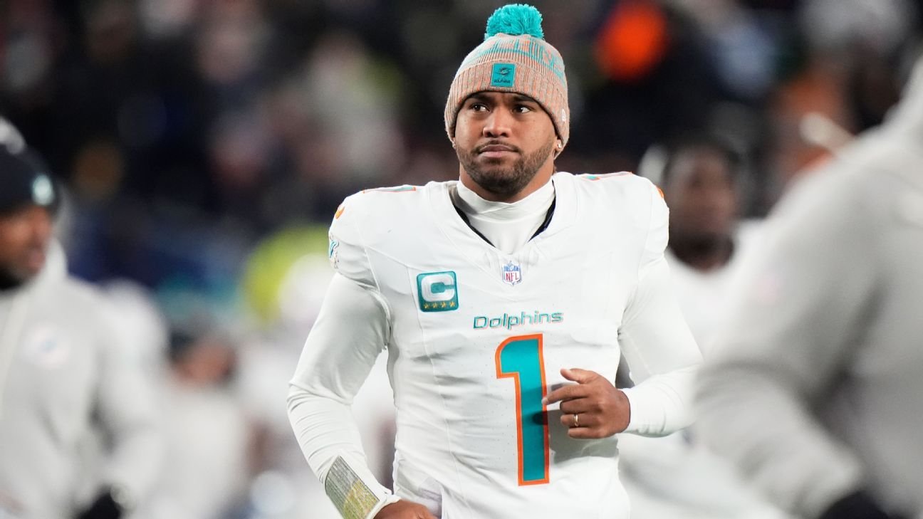 Dolphins to release Tua Tagovailoa, take on record cap hit