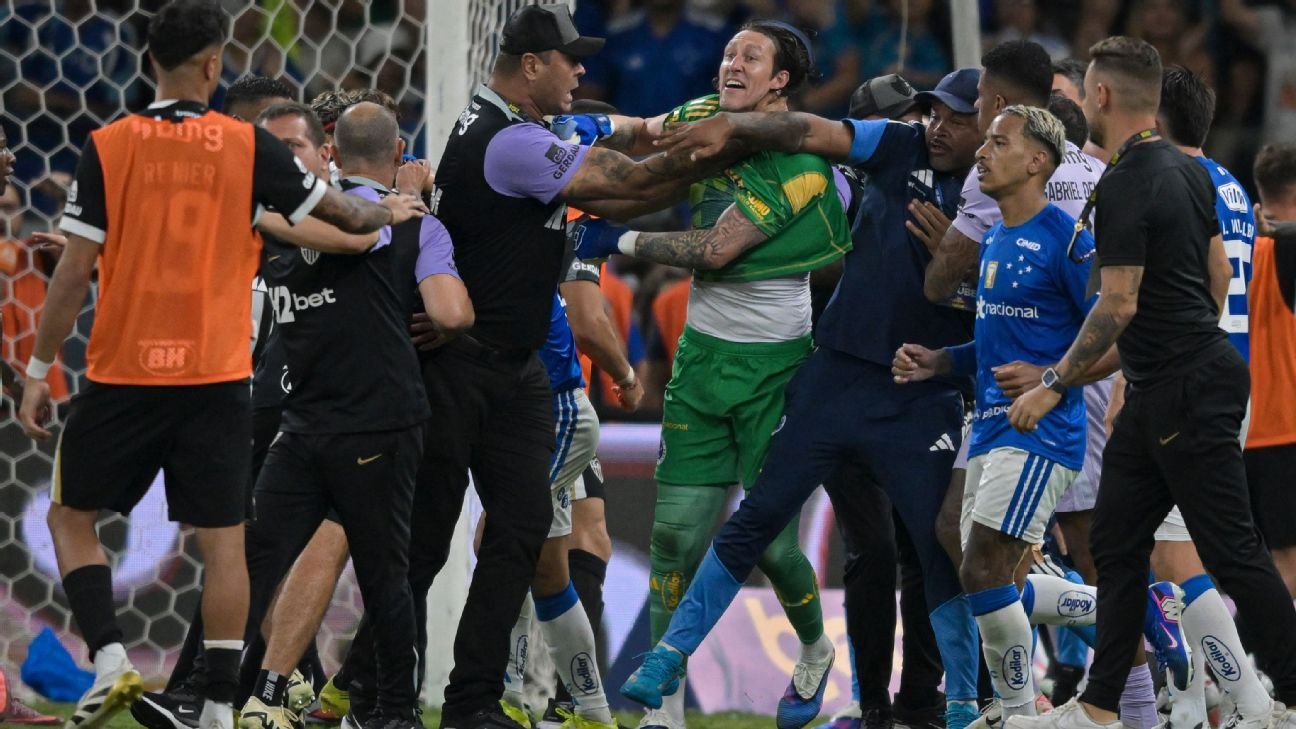 Is 23 red cards in Brazilian mass brawl a world record? Not even close