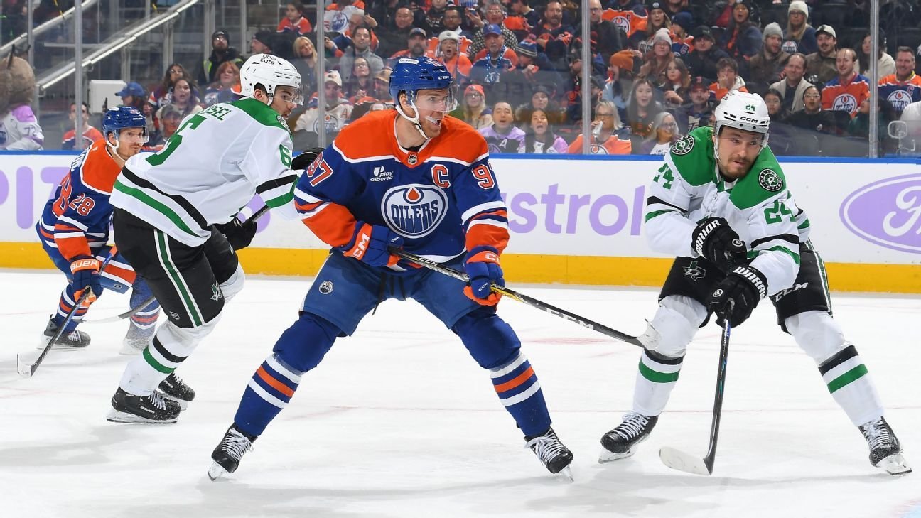 NHL playoff watch: Stars-Oilers a conference finals preview?