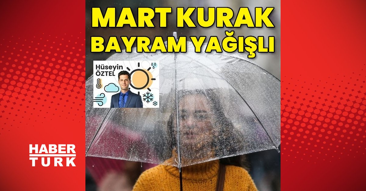 Habertürk Meteoroloji Mühendisi Hüseyin Öztel 1 haftalık hava tahminini yazdı