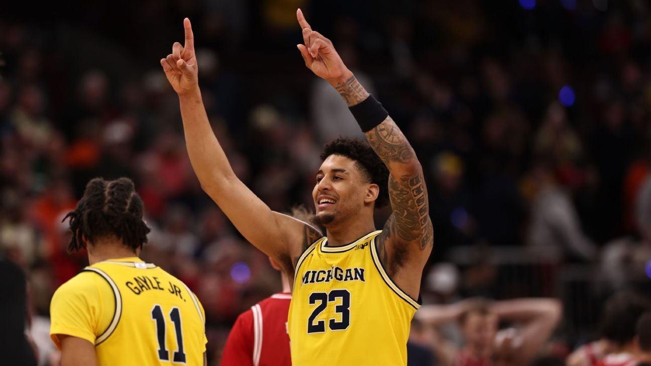 Yaxel Lendeborg’s 3 sends Michigan to Big Ten title game