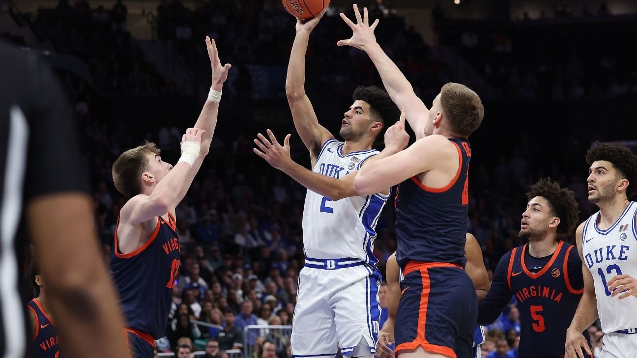 Duke holds off Virginia for 2nd straight ACC tournament title