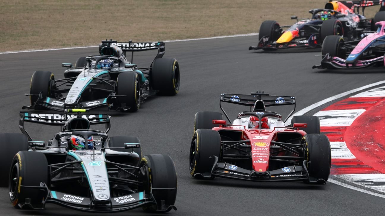 Chinese Grand Prix LIVE: Latest updates as Kimi Antonelli regains lead, Colapinto starts strong