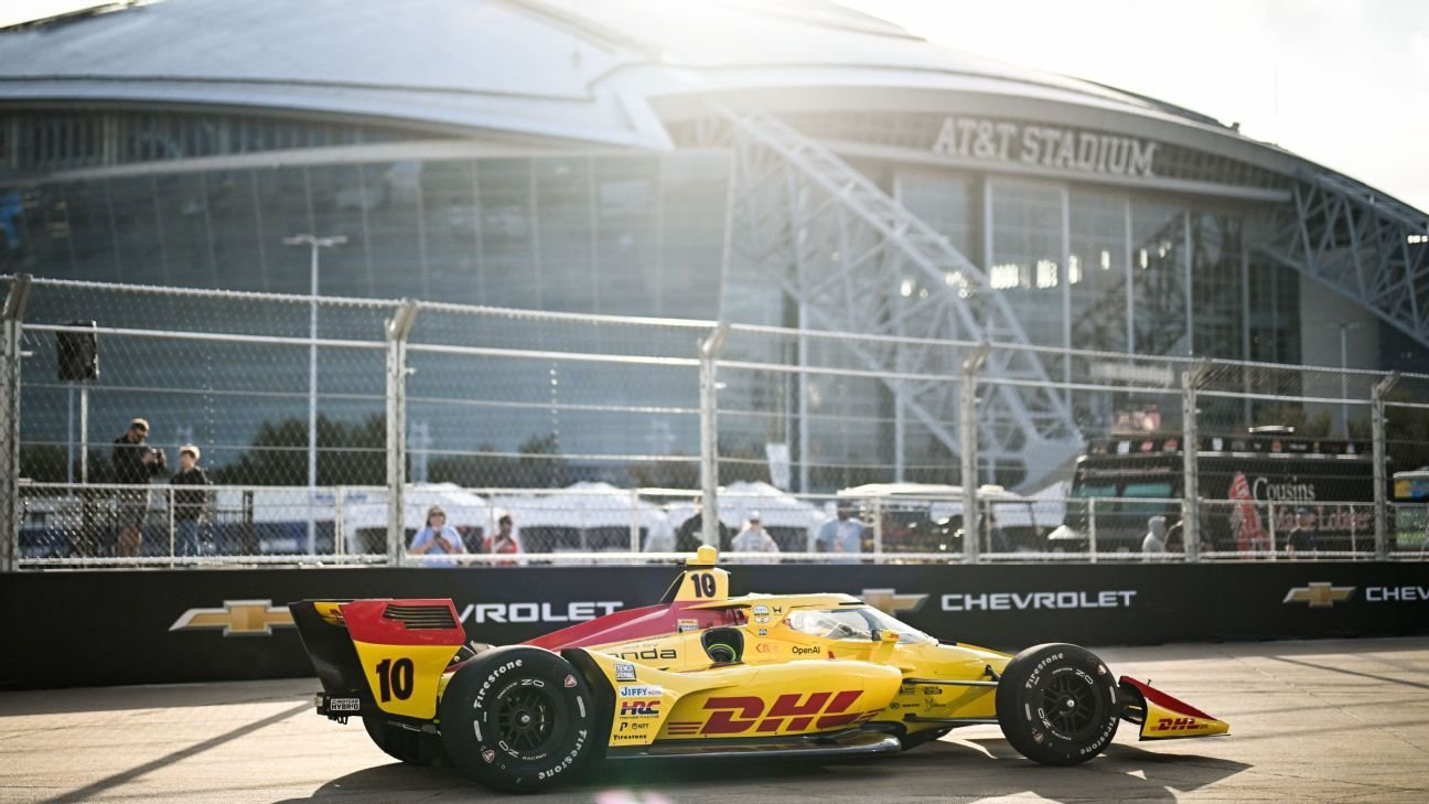 Racing around Cowboys’, Rangers’ stadiums was just what IndyCar needed
