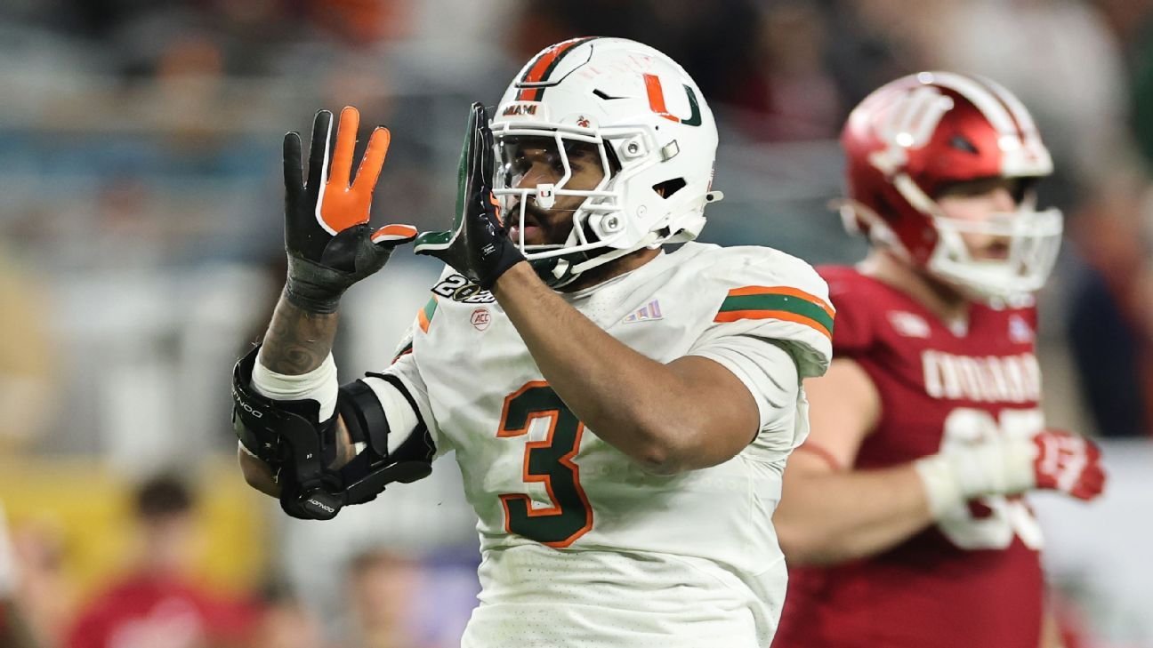 2026 NFL draft rankings: Field Yates’ top 50 prospects