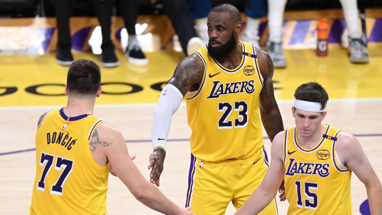 LeBron, Doncic, Reaves questionable for Lakers against Heat