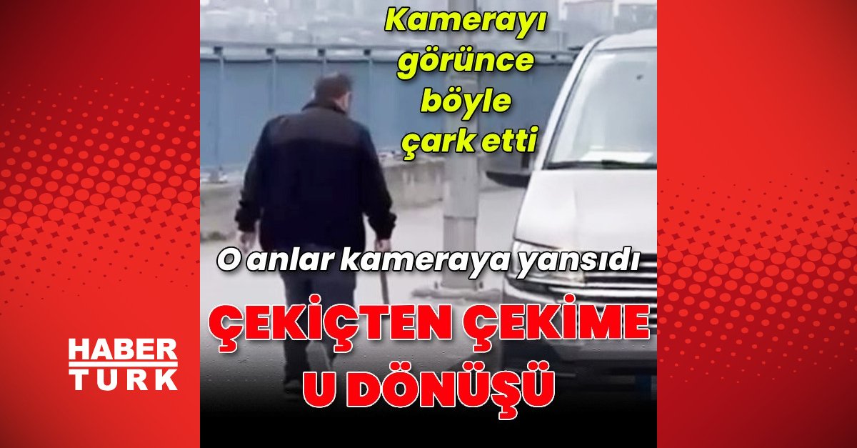 Avcılar’da trafik tartışması; aracından çekiçle indi, kamerayı görünce geri döndü