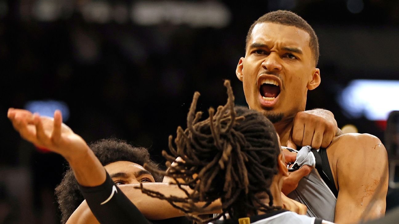 Spurs end 6-year playoff drought behind Wembanyama’s game-winner