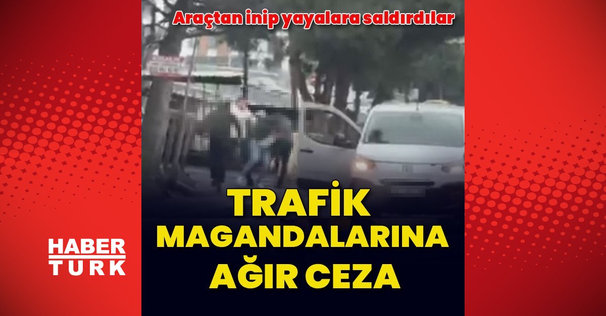 Maltepe’de trafikte araçtan inerek yayalara saldıran 2 şüpheliye 360 bin lira ceza
