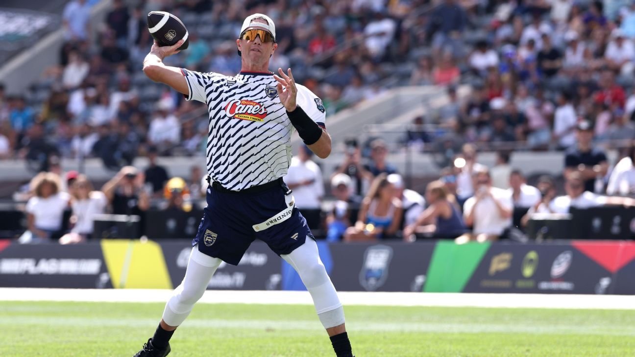 Tom Brady shines, but Team USA dominates flag football