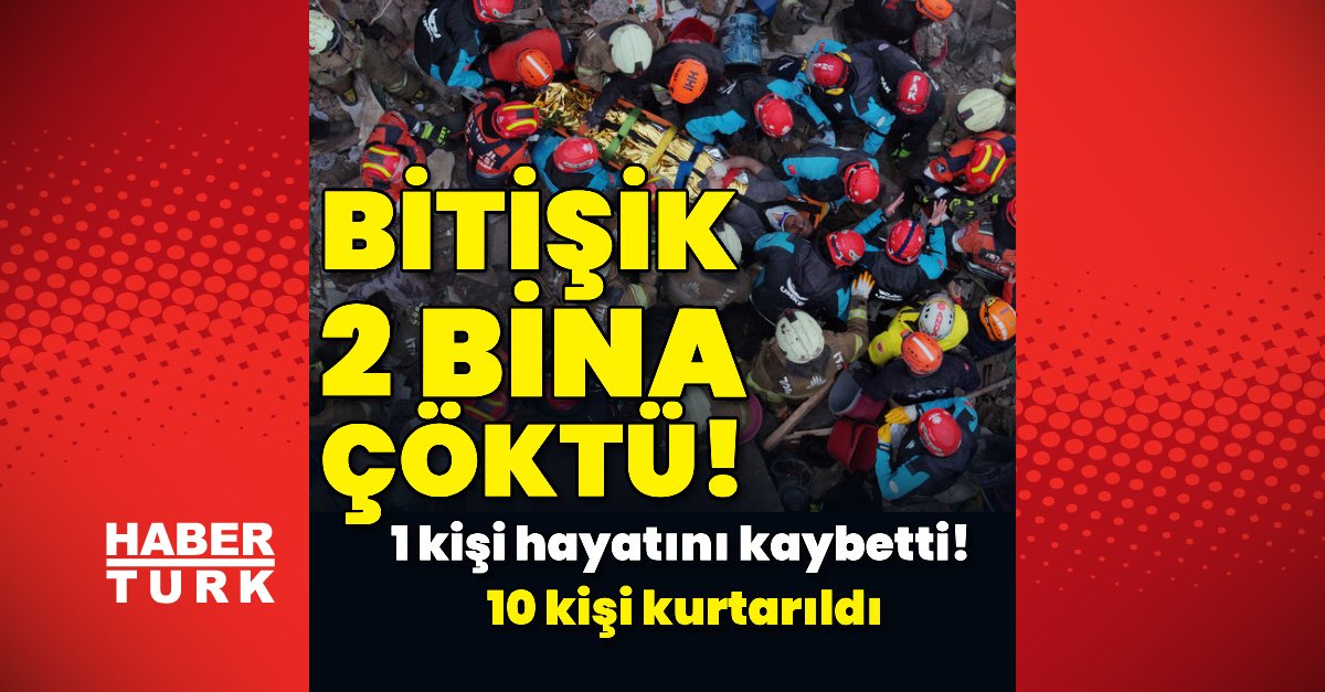 Son dakika haberi: İstanbul Fatih’te bitişik iki bina çöktü!