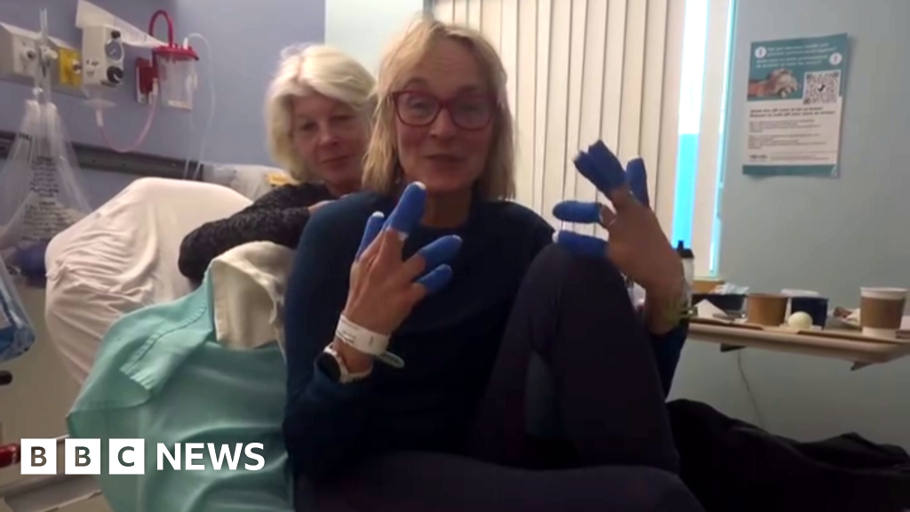 BBC presenter Louise Minchin taken to hospital with frostbite during Artic challenge