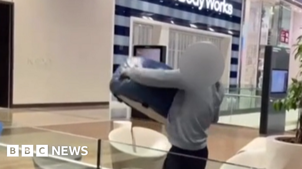 Boy admits filming Westfield chair-throwing prank