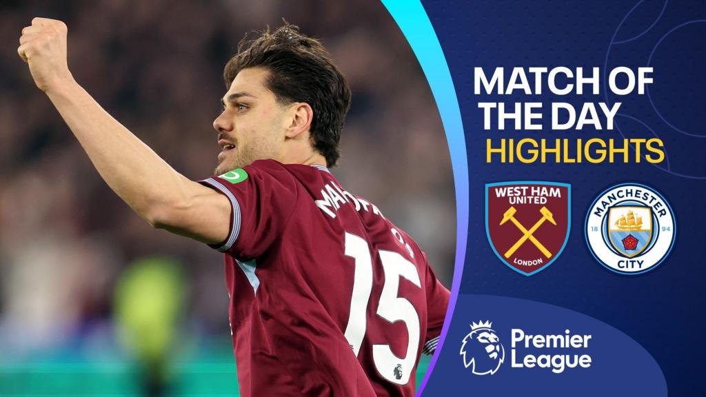 Premier League: West Ham United 1-1 Manchester City – highlights