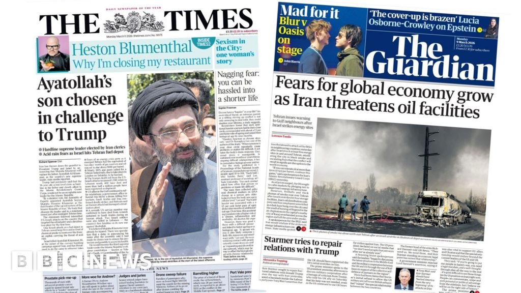 The Papers: 'Ayatollah's son chosen' and 'Iran threatens oil facilities'