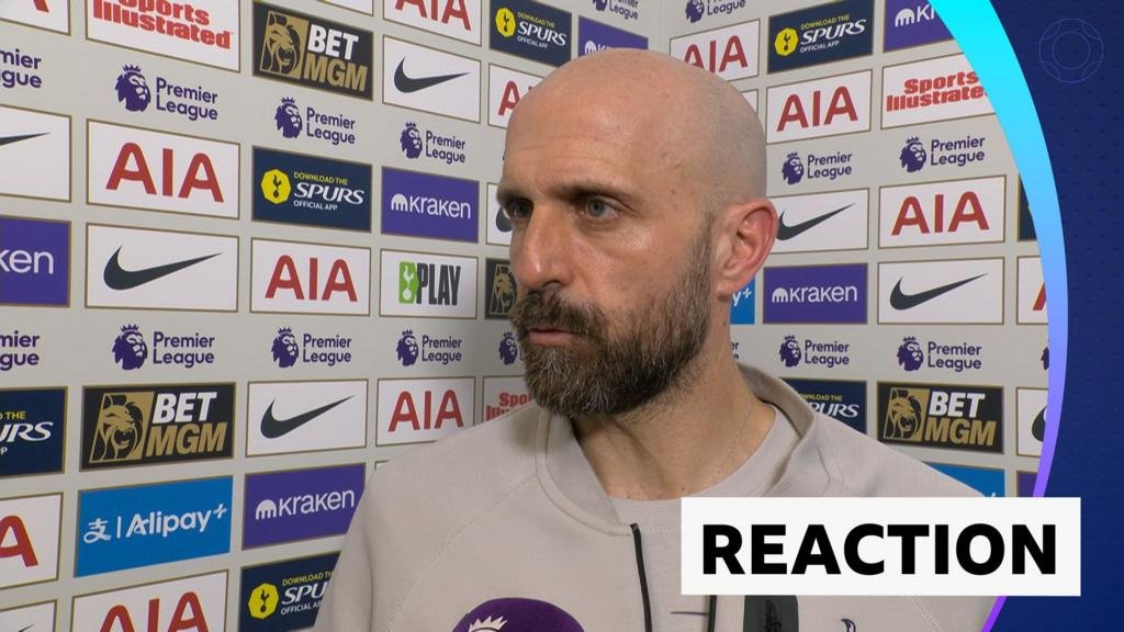 Tottenham 0-3 Nottingham Forest: Spurs are in a relegation battle, says coach Tudor