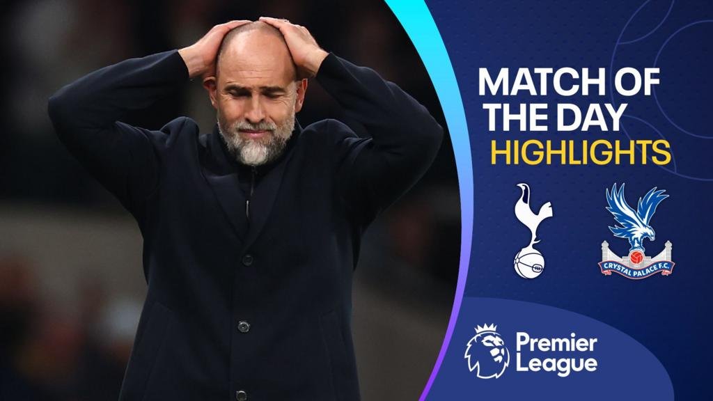 Premier League: Tottenham Hotspur 1-3 Crystal Palace match highlights