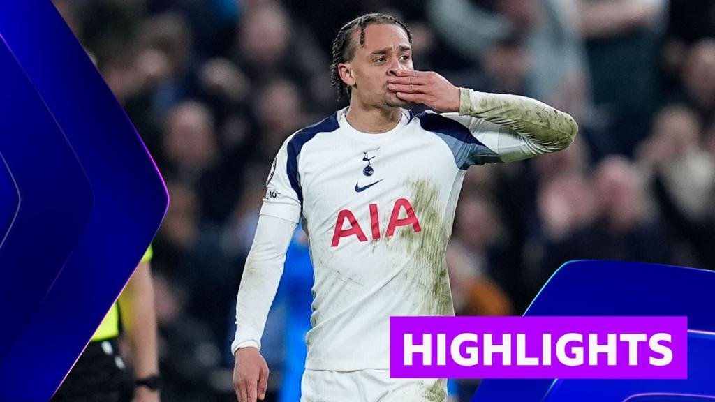 Champions League: Highlights as Tottenham beat Atletico Madrid 3-2 but lose last 16-tie 7-5 on aggregate