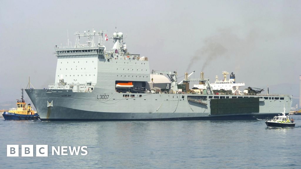 Royal Navy preparing support ship to deploy to eastern Mediterranean