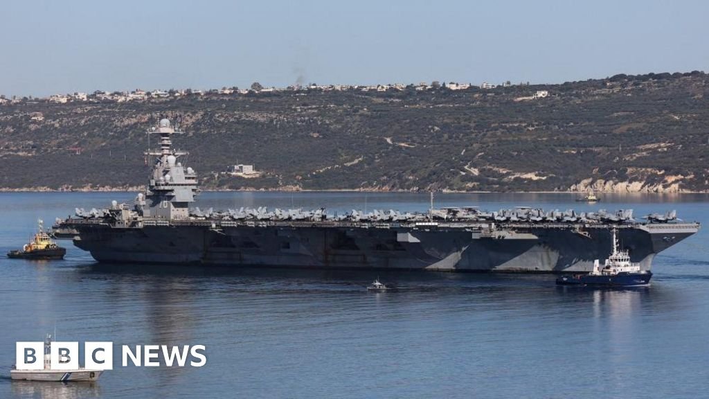 US aircraft carrier to sail to Crete for repairs after fire on board