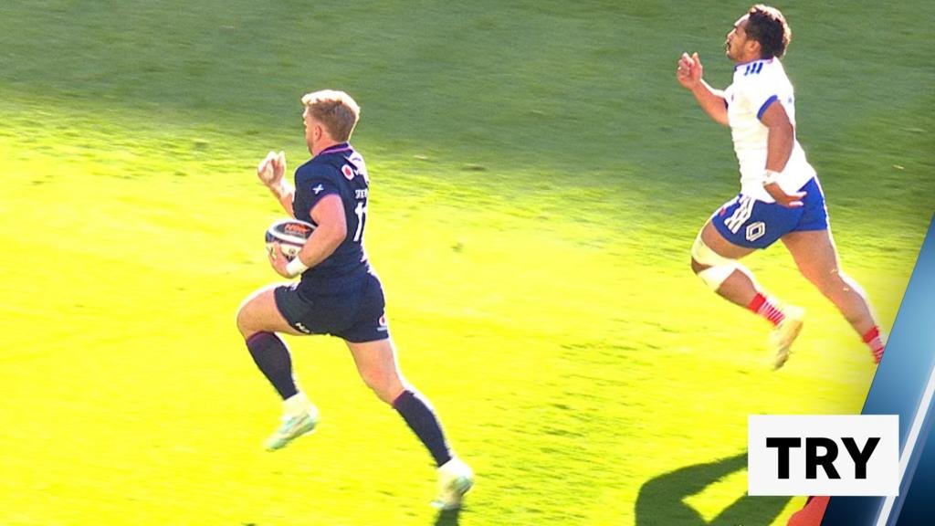 Steyn scores interception try as Scotland extend lead over France