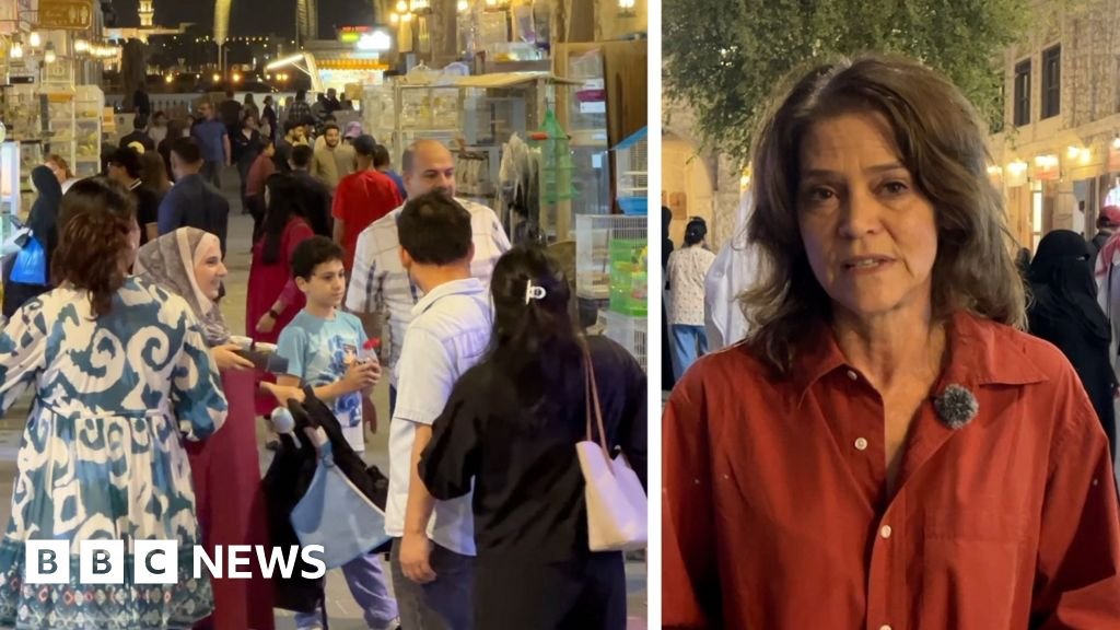 BBC visits Doha market starting to fill up again two weeks into Iran war