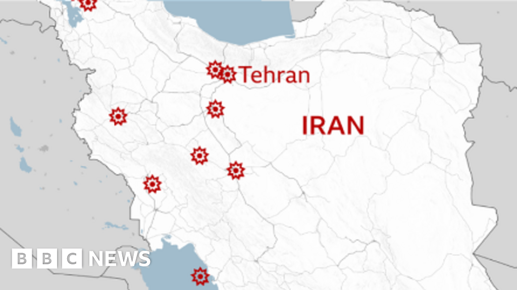 In maps: Strikes across Iran and the Middle East