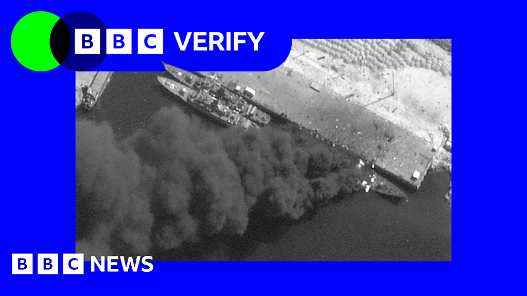 Satellite images show Iranian navy and nuclear sites hit by US-Israeli strikes