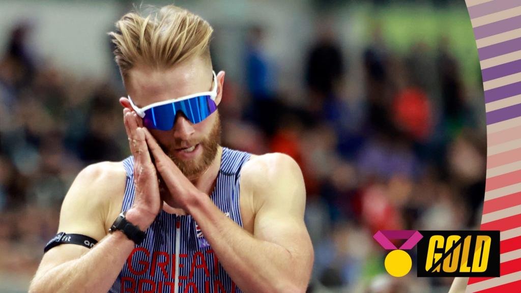 World Indoor Athletics Championships: GB’s Josh Kerr wins gold in men’s 3,000m