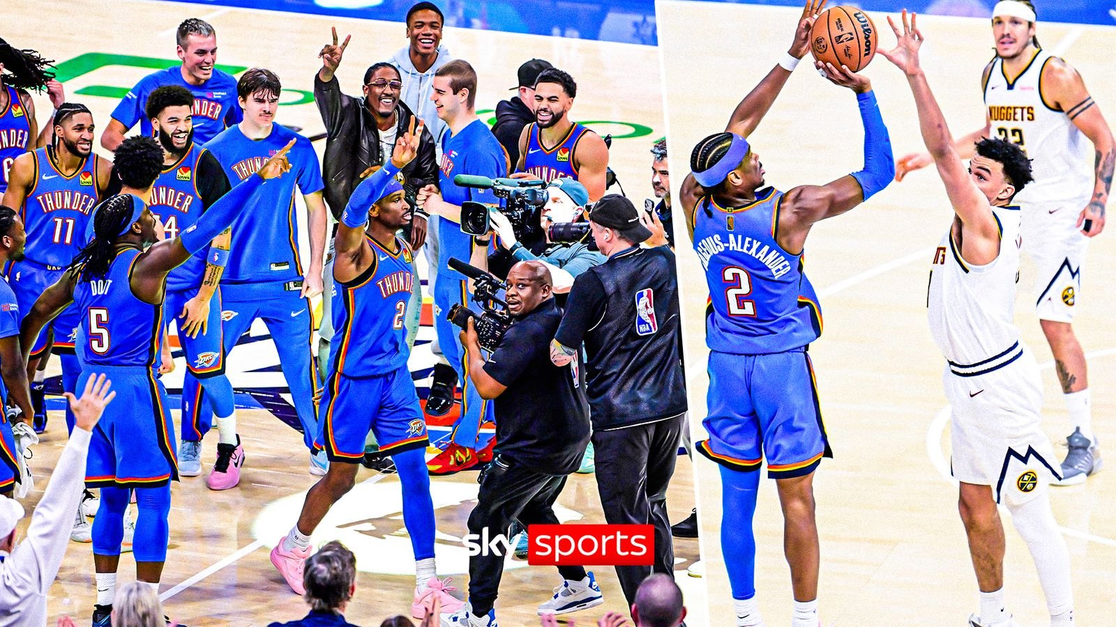 EPIC ending! MVP Gilgeous-Alexander's incredible game-winner sinks Nuggets!