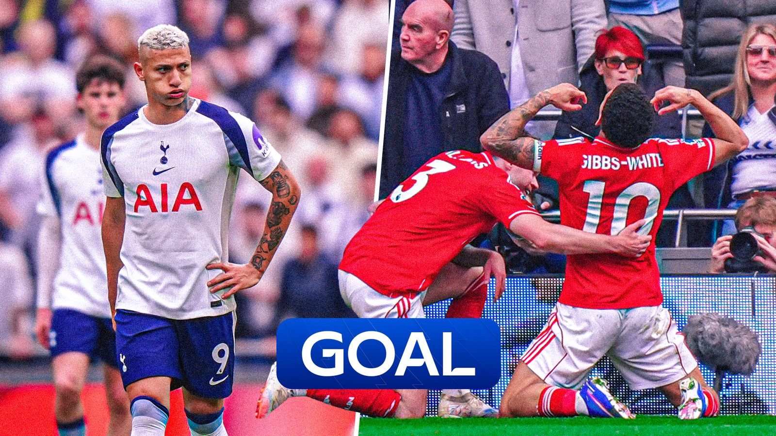 Gibbs-White increases Forest's lead at Spurs!